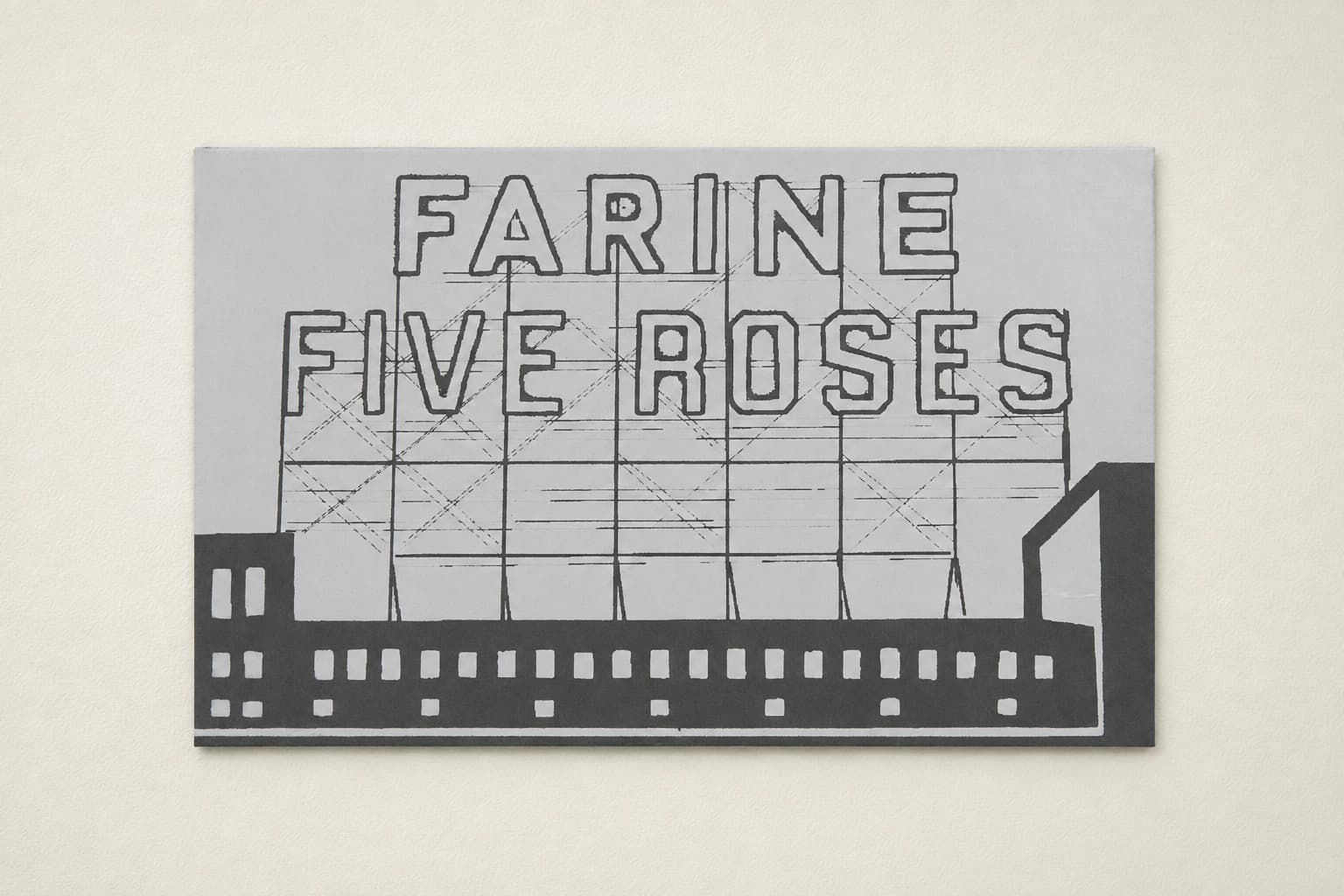 Five White Roses