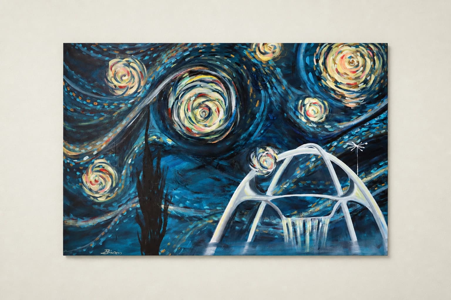 LAX starry night