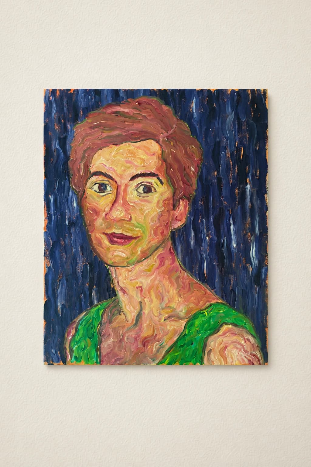 Portrait of a young mother