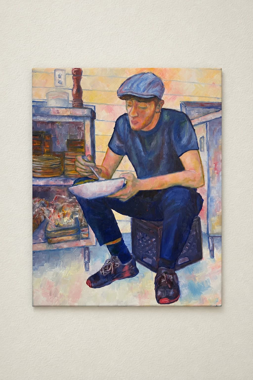 Break in the kitchen
