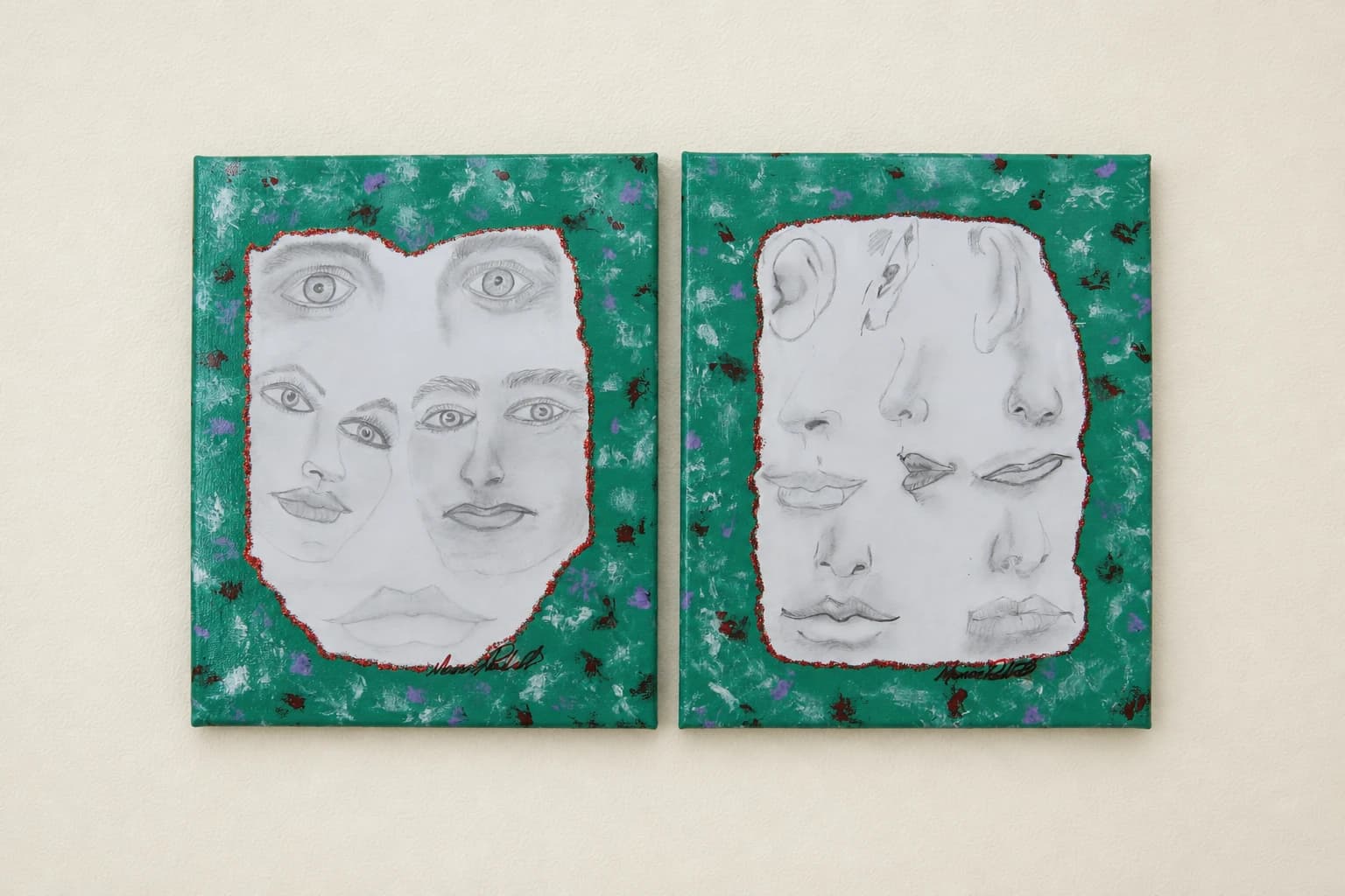 Diptyque: Gaze and Profiles