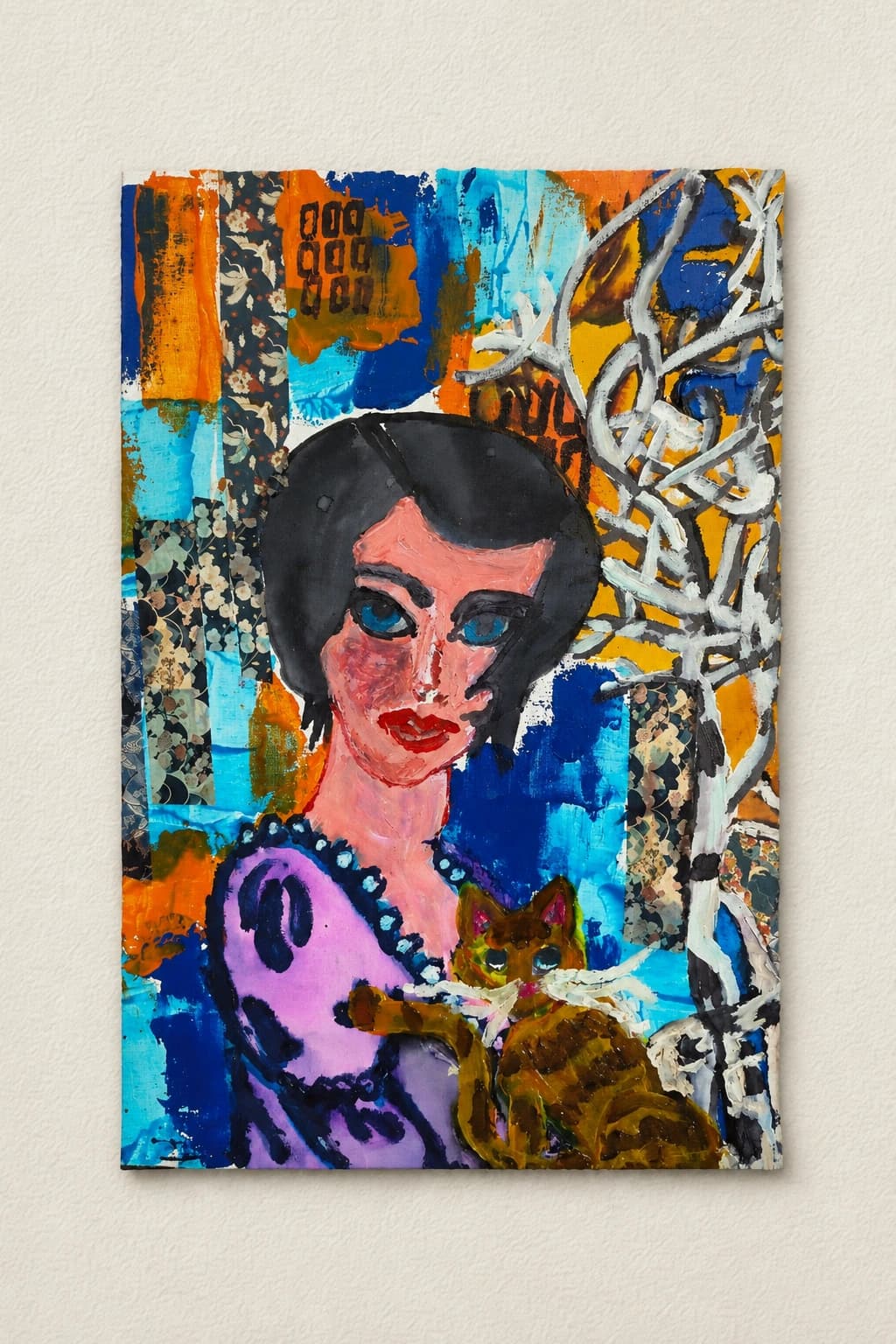 La châtelaine et son chat