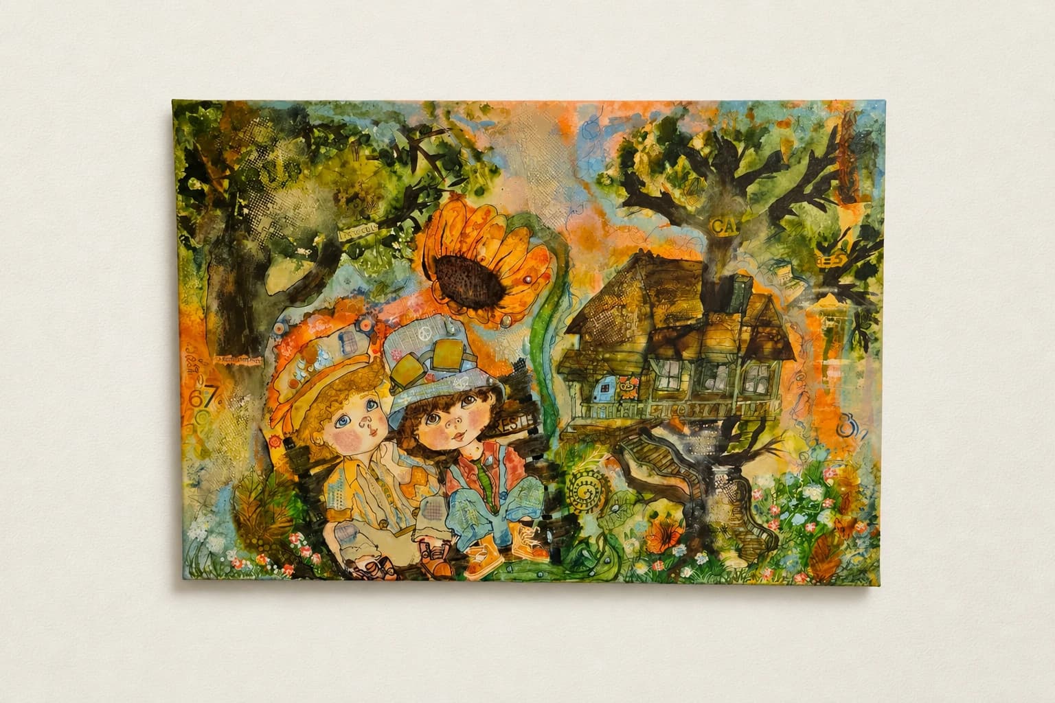 La cabane dans l'arbre.