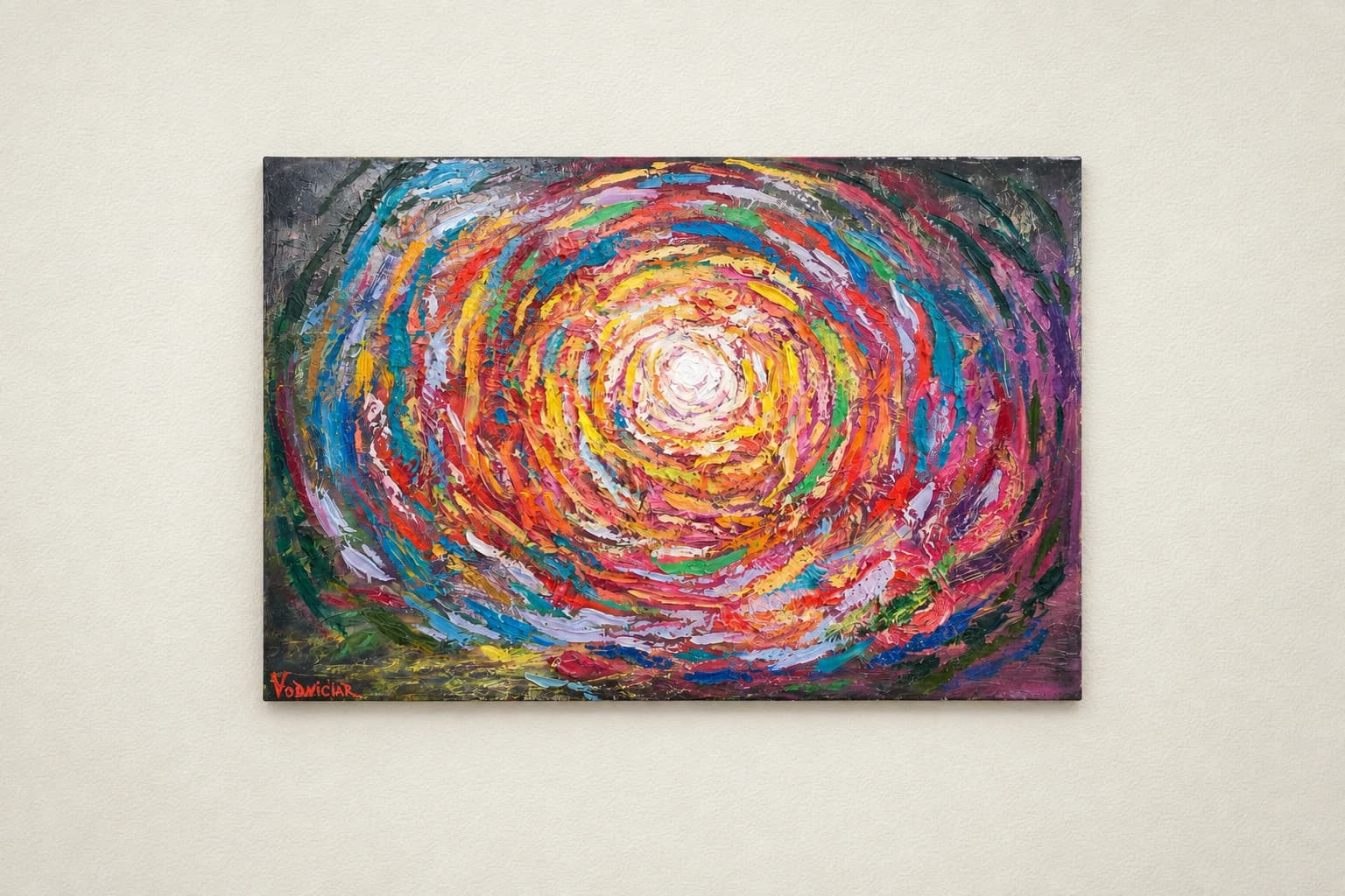 Vodniciar Vladimir Artwork «Vortex Tourbillon» — 61x91cm oil on canvas 2021