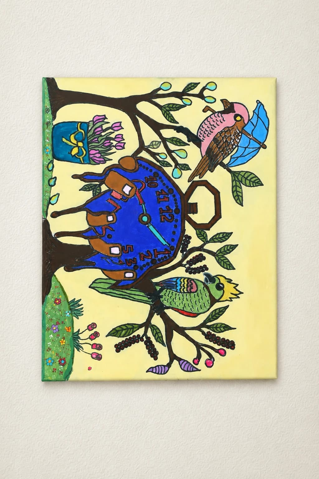 Horloge en mains