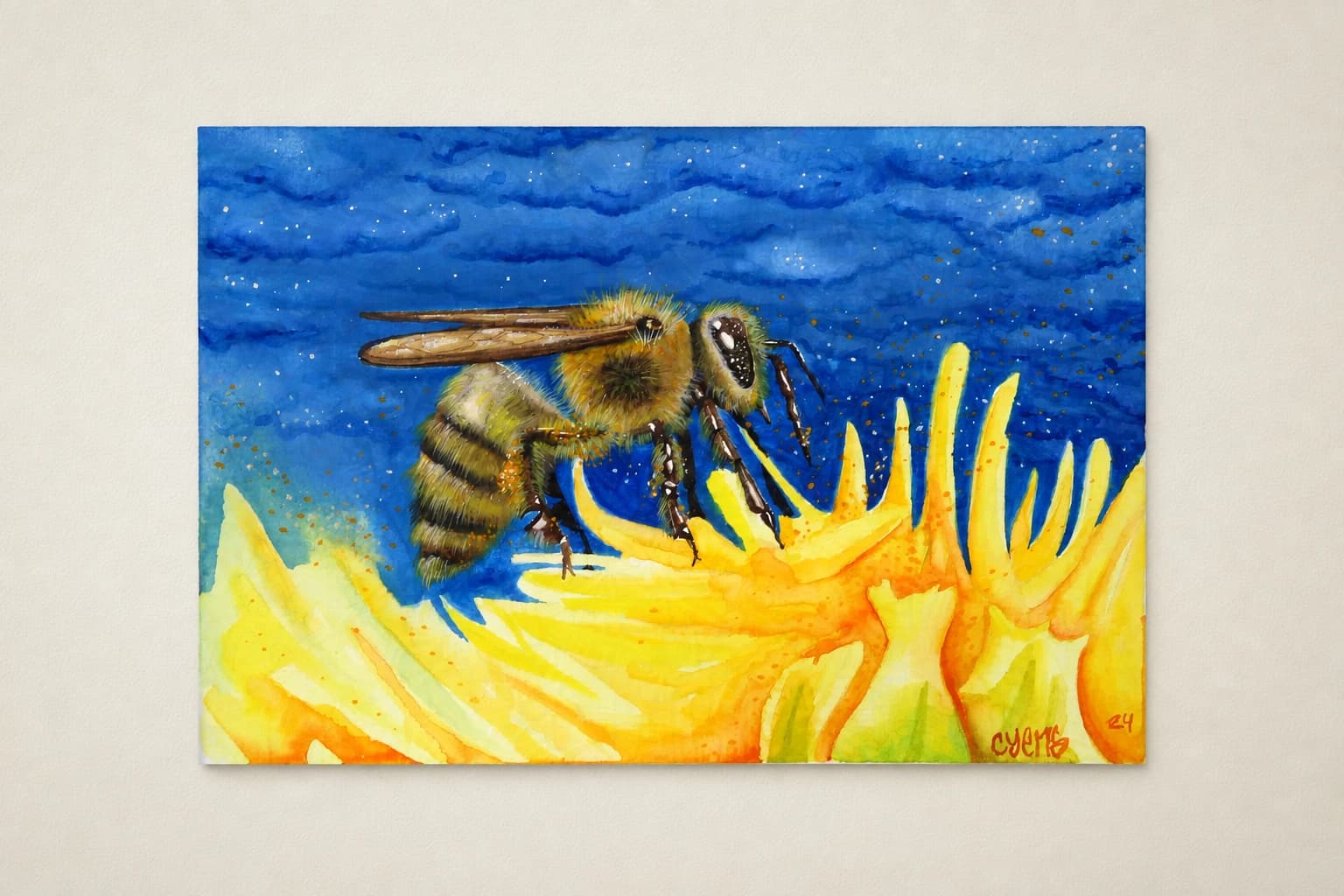 One tiny bee