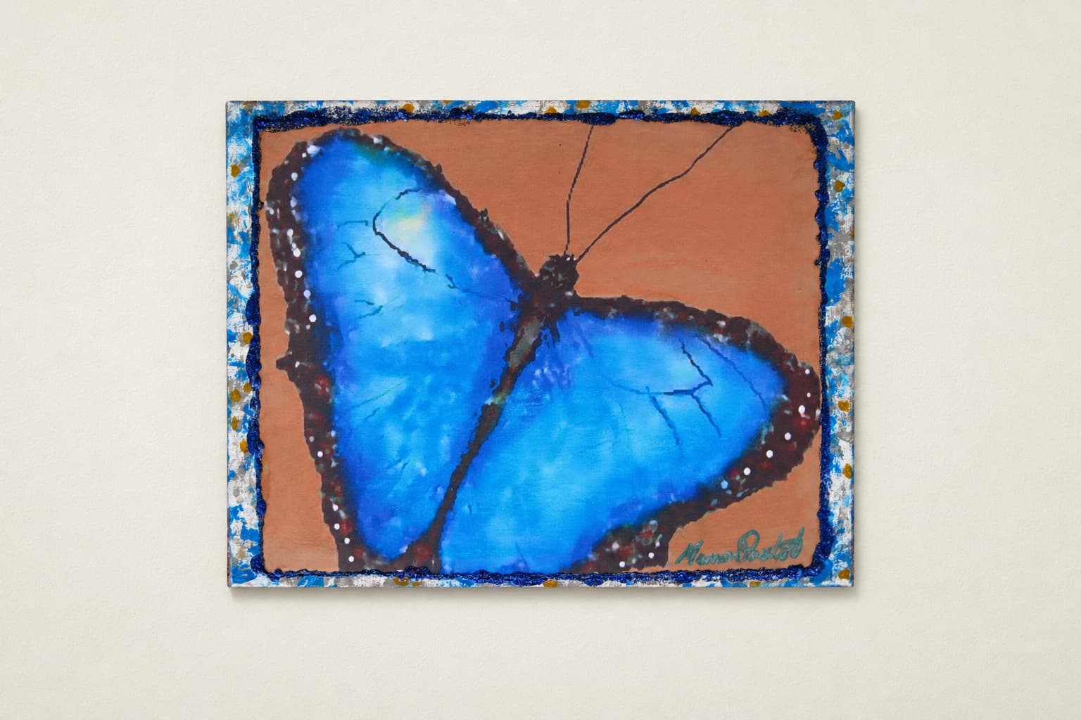 Papillon bleu