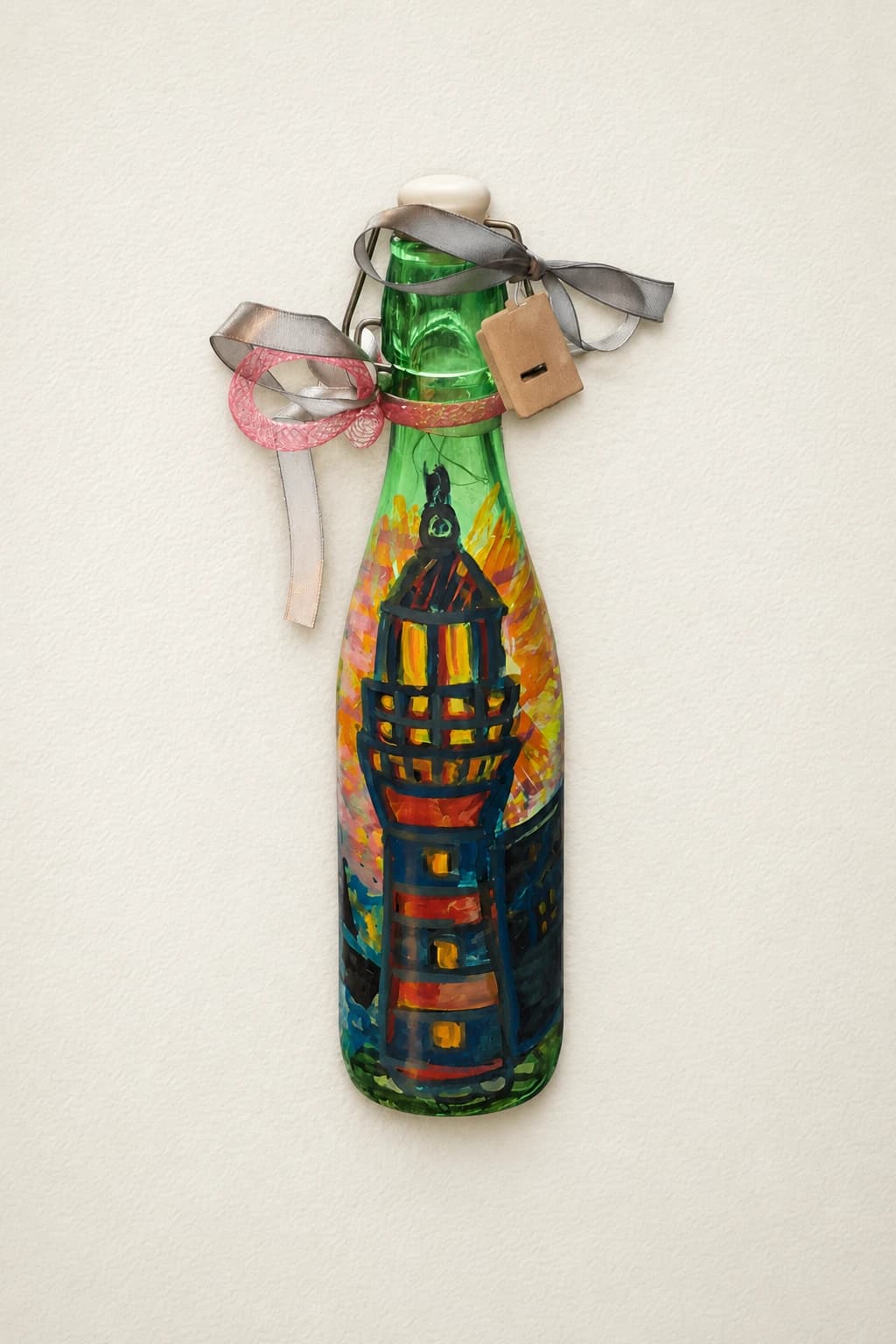 Lighthouse Bottle Lamp