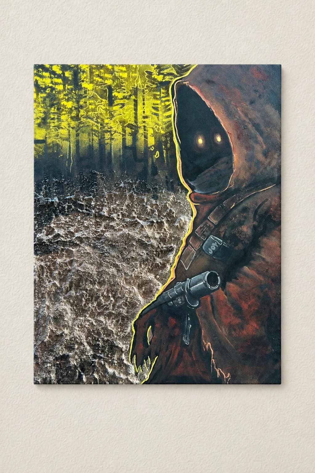 Jawa in a clear-cut desert