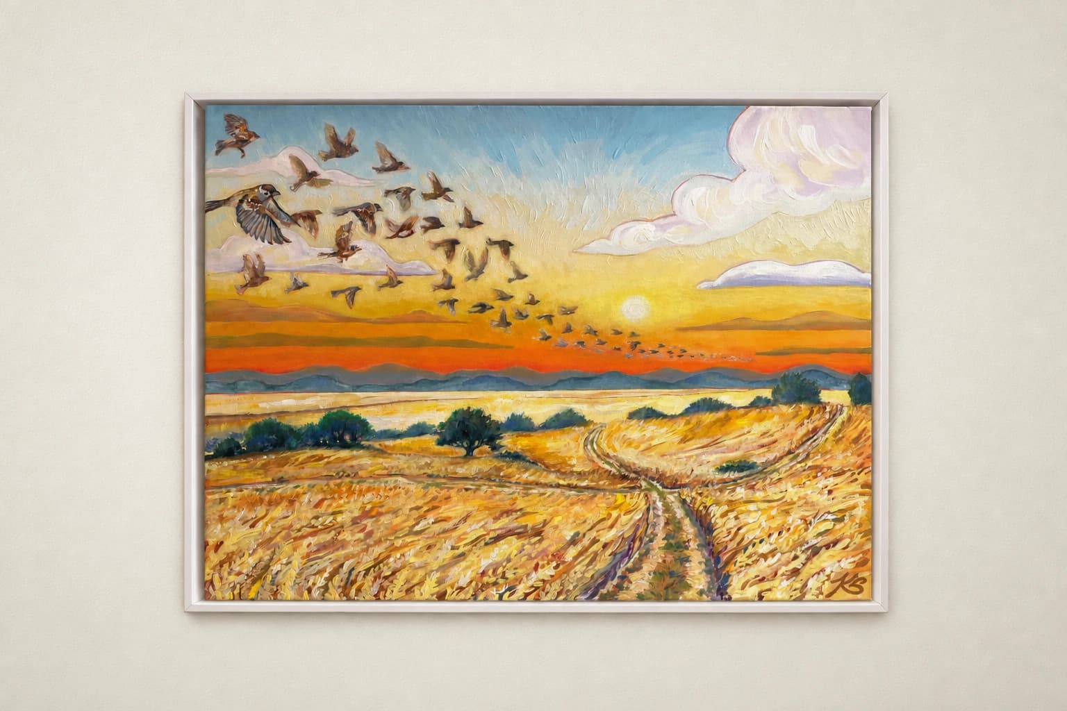 Field  of  Sparrows