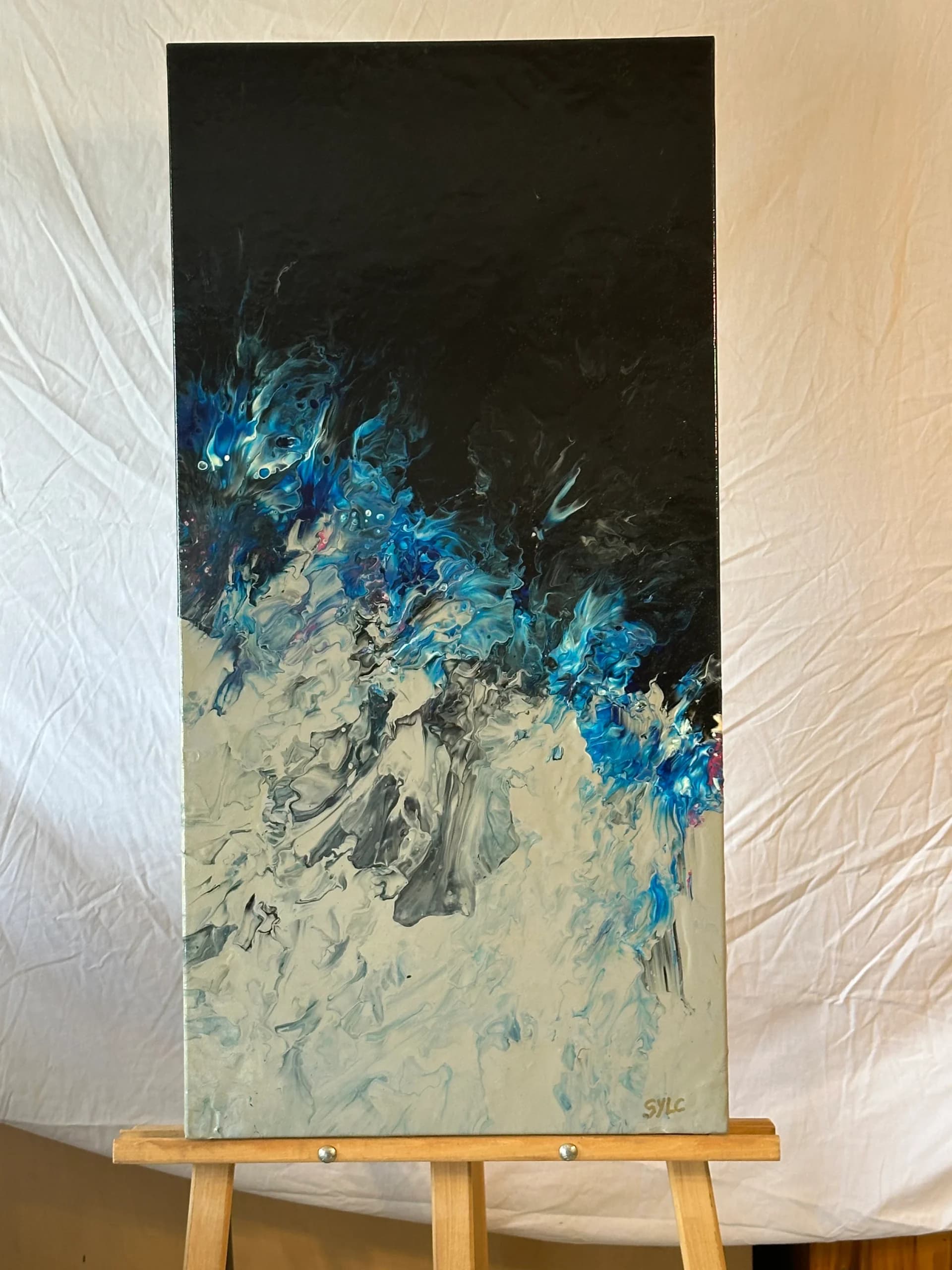 Petit lézard dragon bleu - SYLVAIN CHAREST