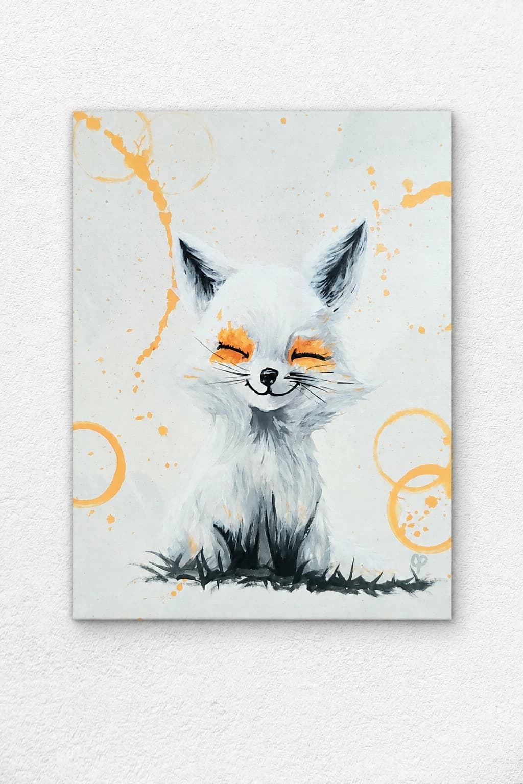 Renard blanc-orange