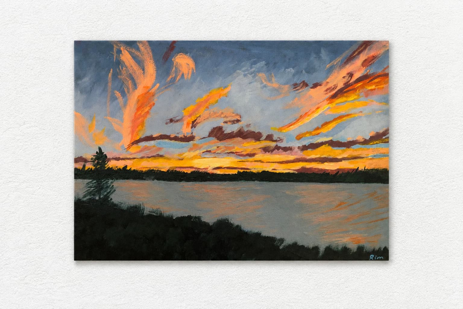 Sunset on O'Hara Lake NS, Canada