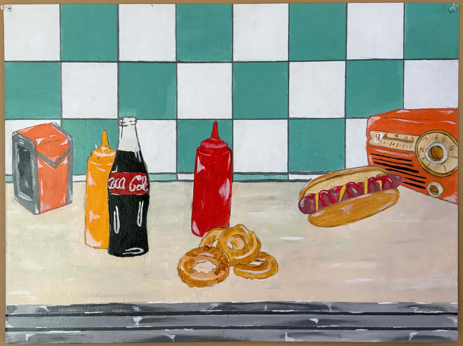 Vintage diner /hotdog #2