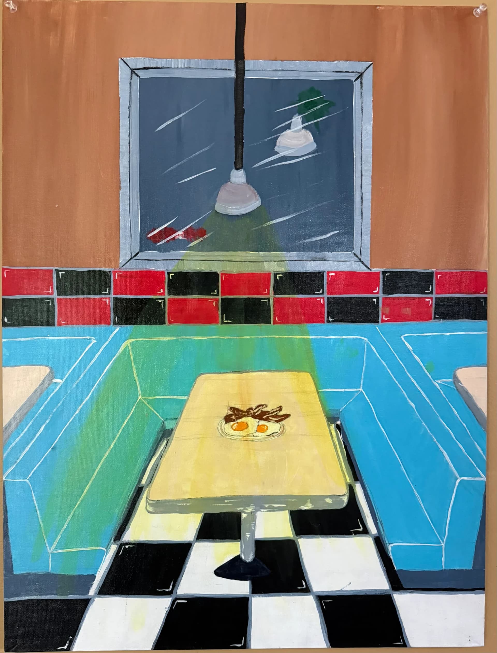 Vintage diner / bacon and eggs #5