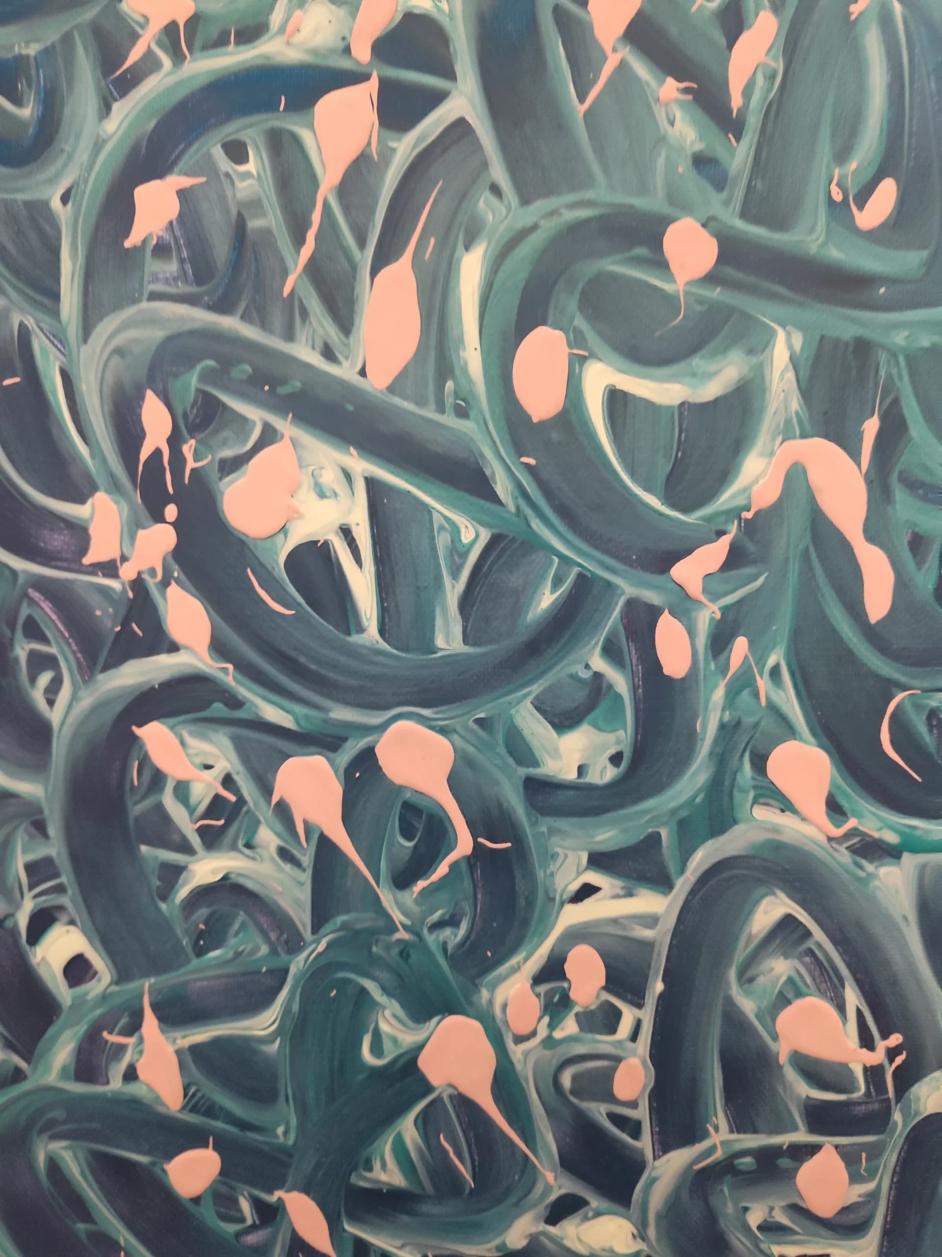 Pink & Blue Chaos - Jean Marie Patty 