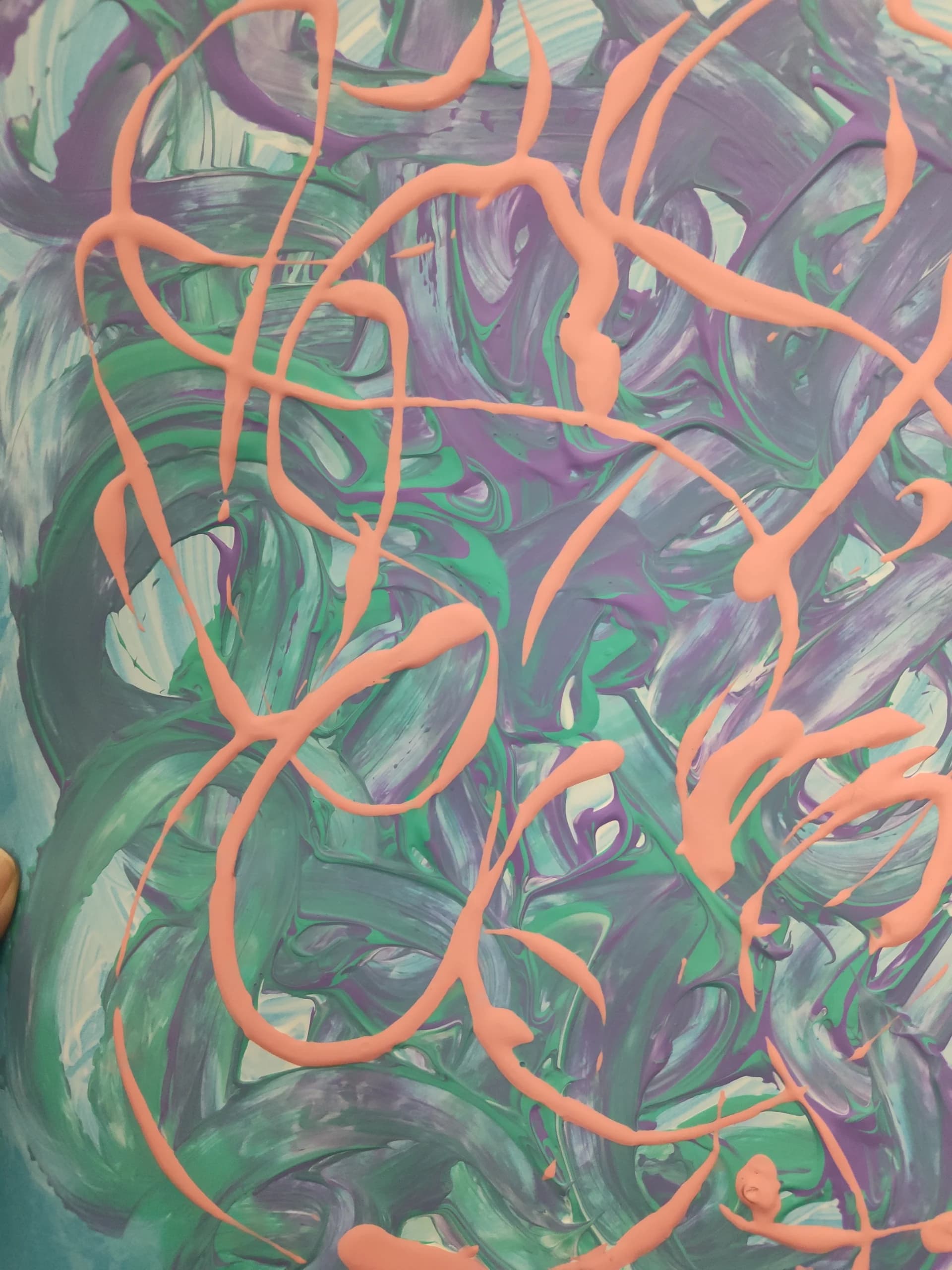 Pretty Pink Abstract - Jean Marie Patty 