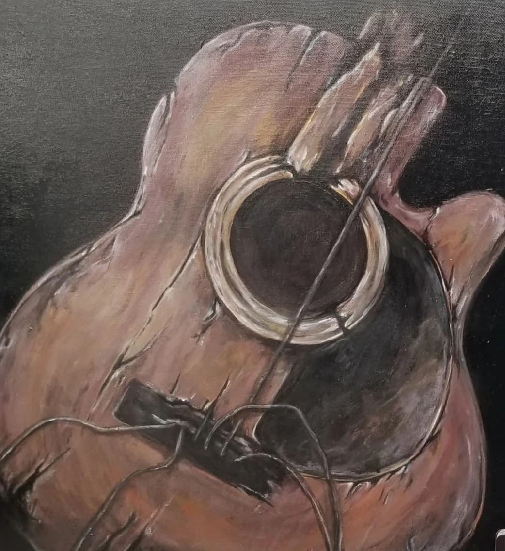 Guitare oubliée - Maristine