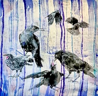 Crows Get Messages from Rain - Kathleen Deyo