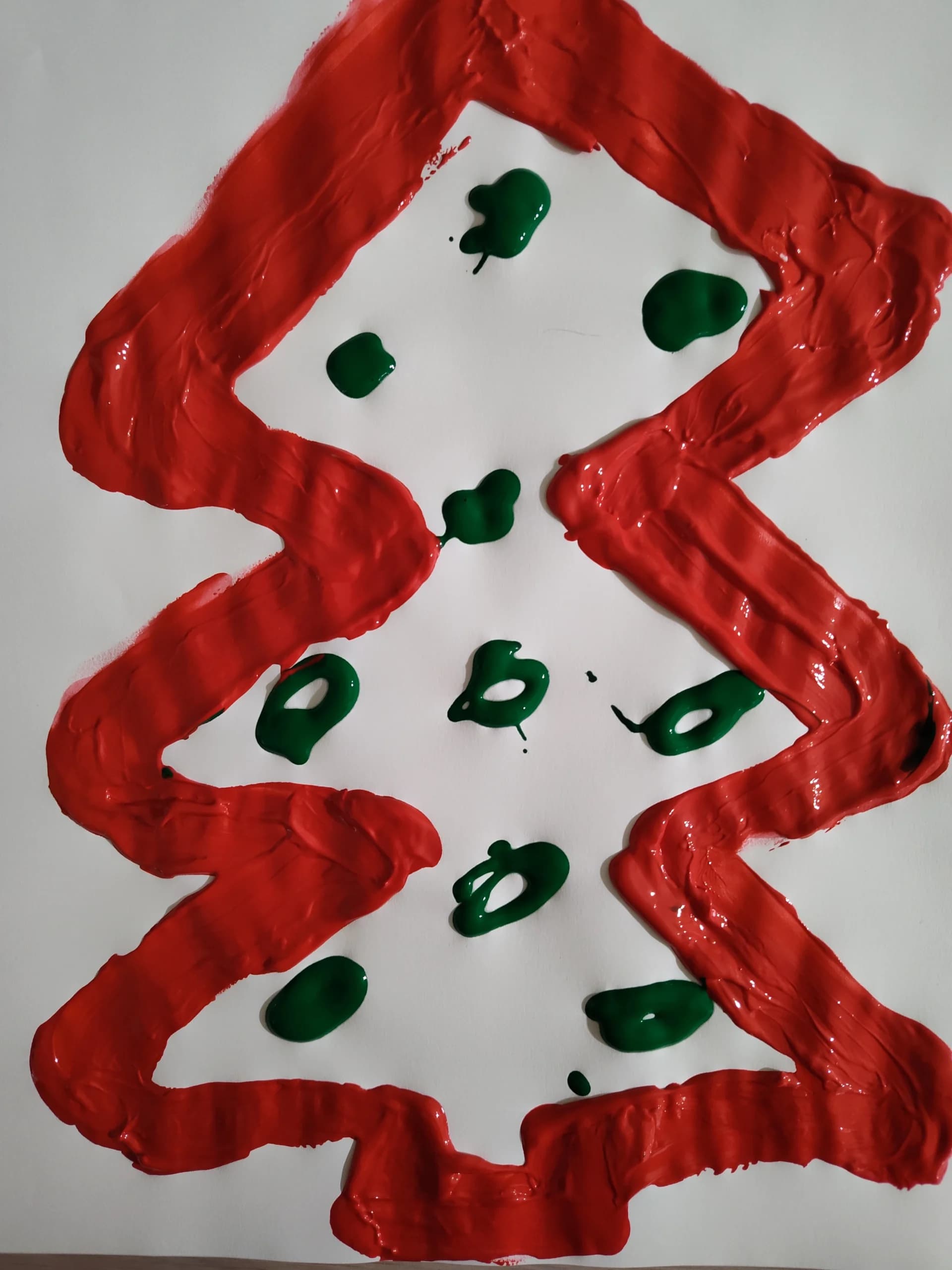 Red Christmas Tree - Marie Patty