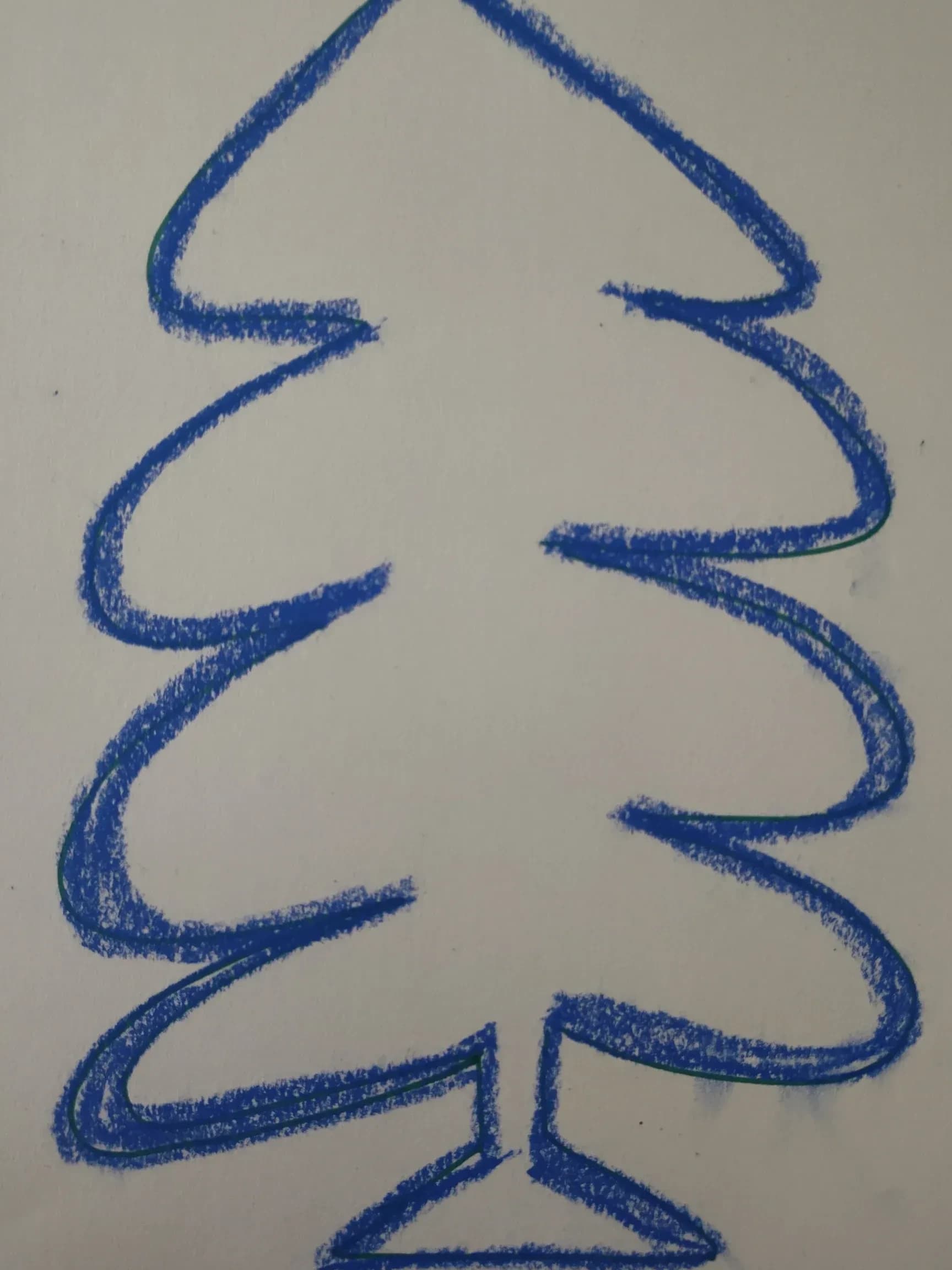 Blue Christmas Tree - Marie Patty