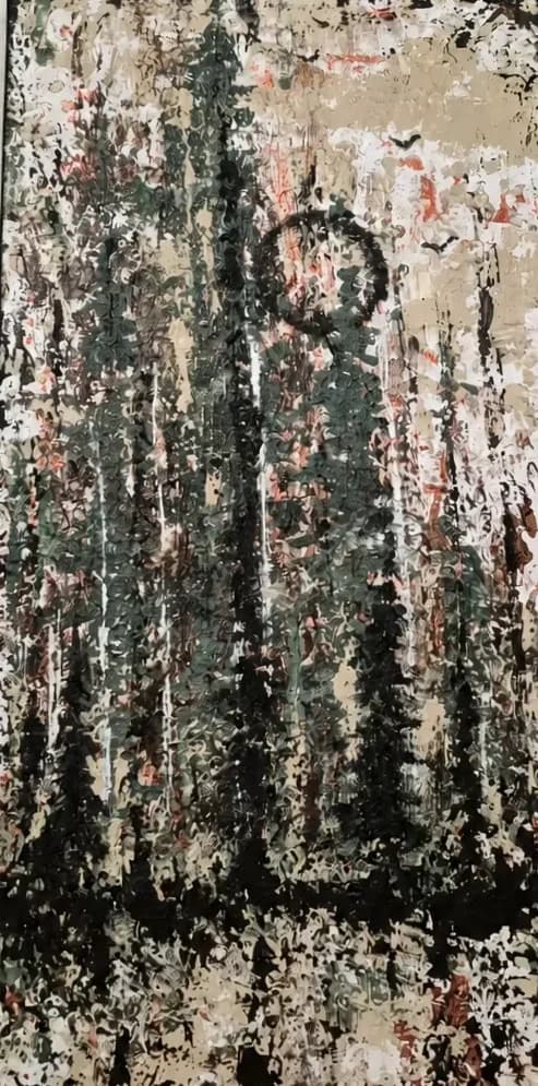 Textured Abstract Composition