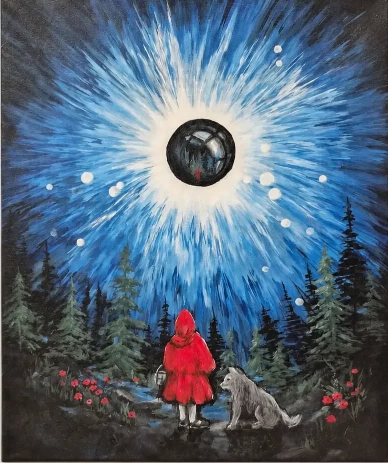 Vue sur Chaperon rouge - Maristine