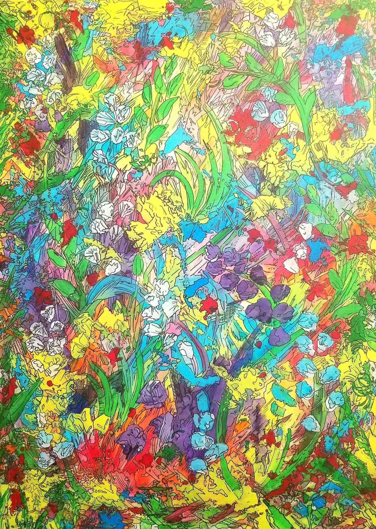 Jardin coloré - Maristine