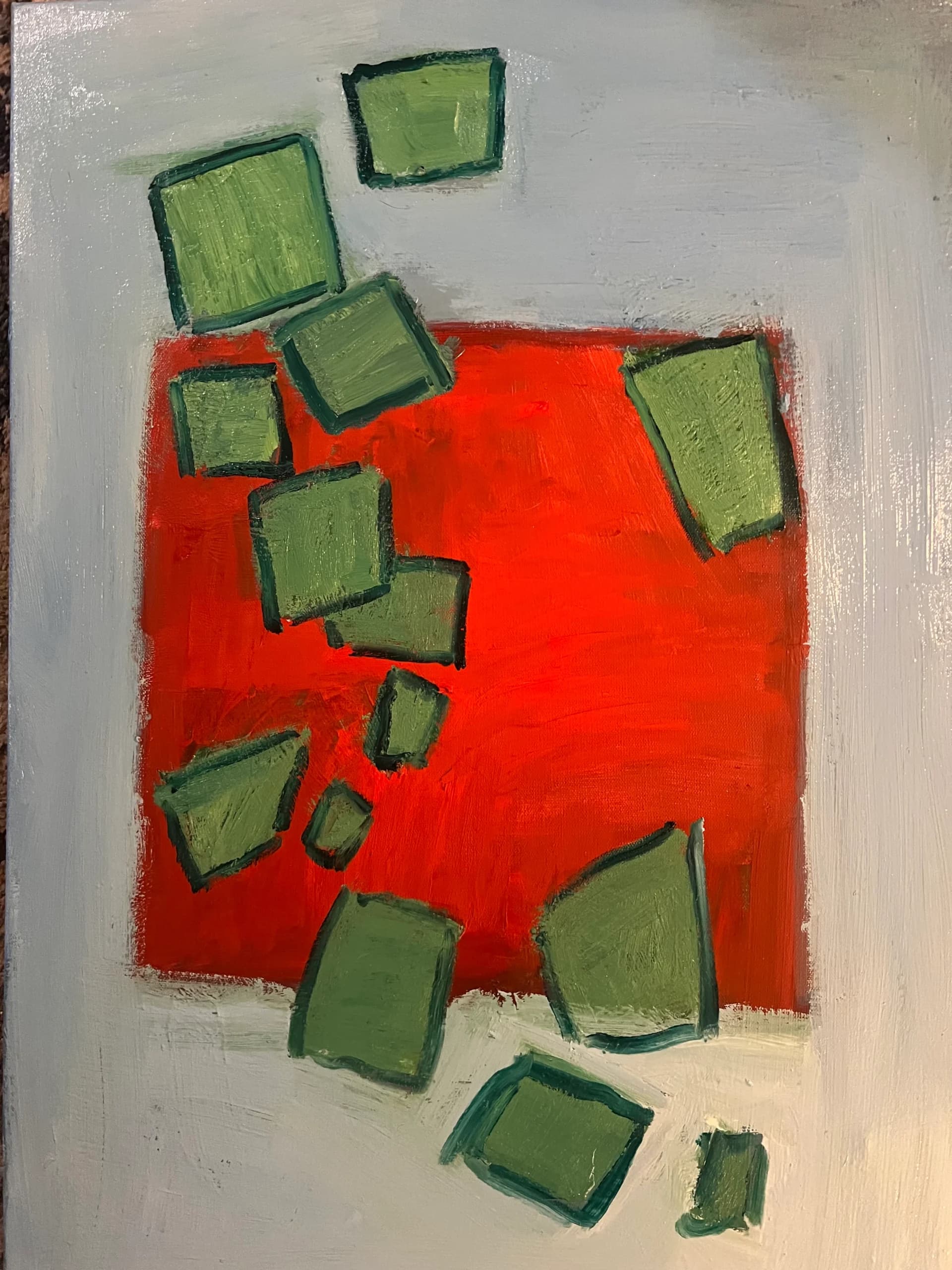 Floating Green - Lulu Gibler Art