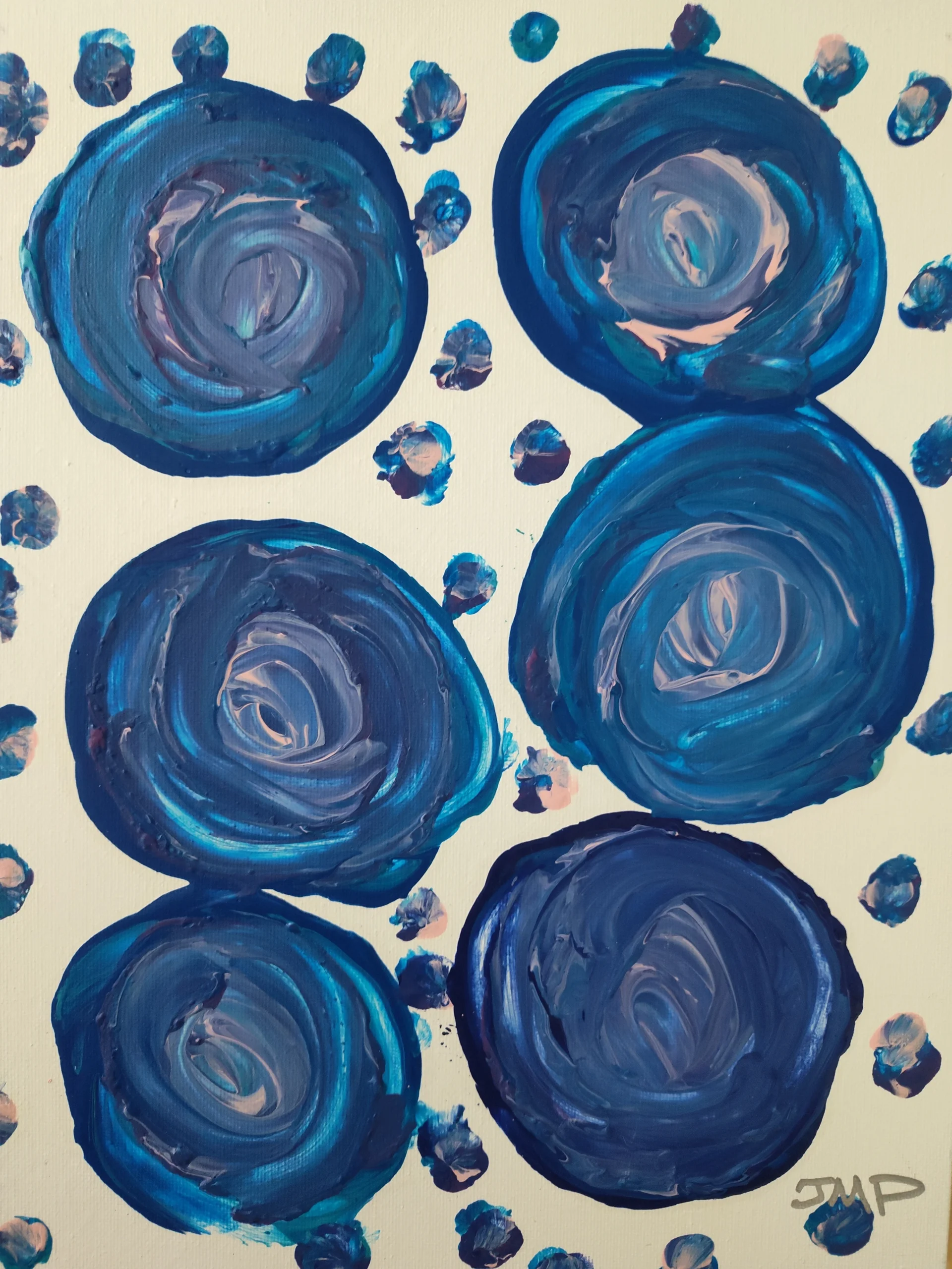 Blue Circles - Marie Patty