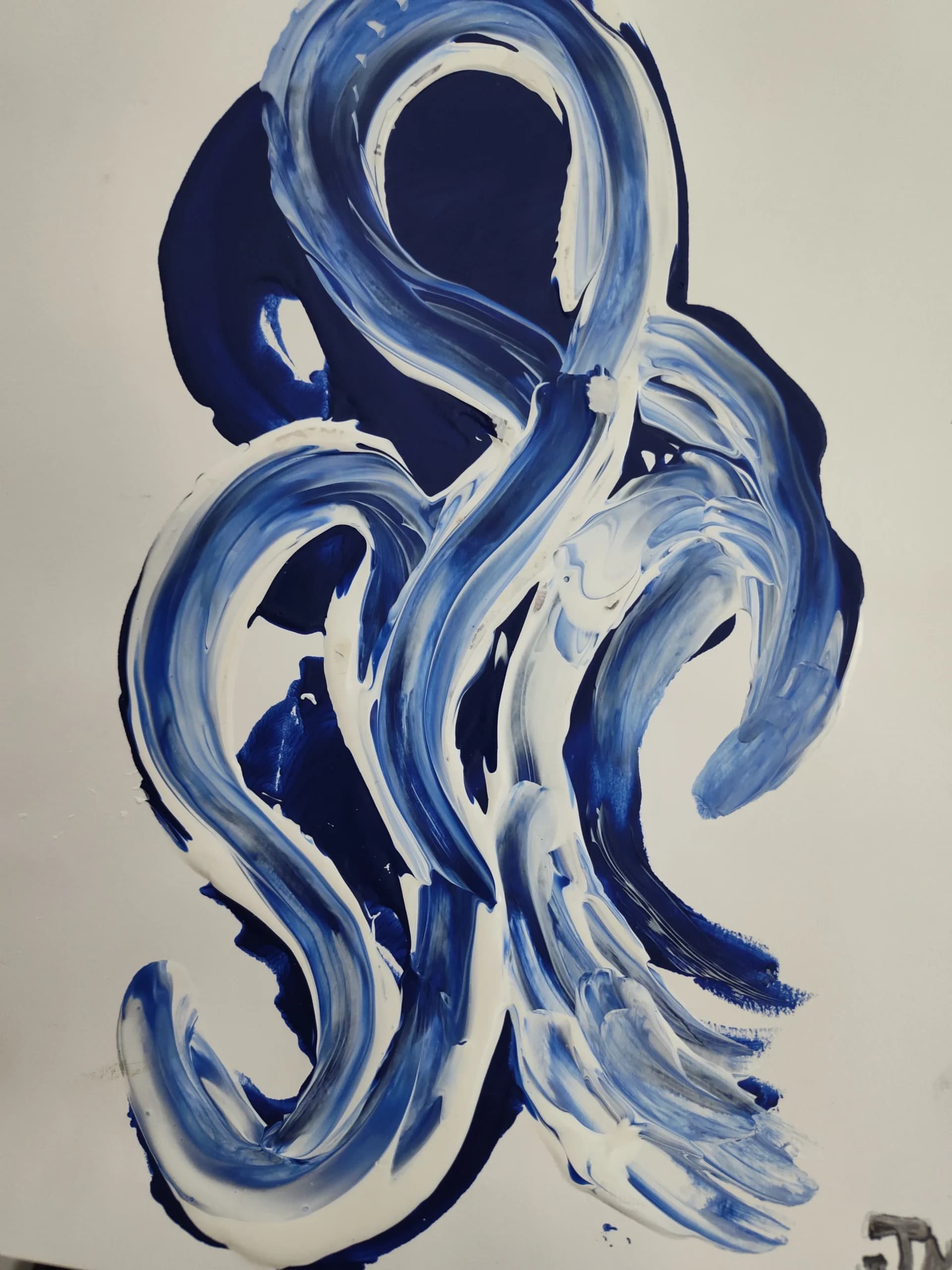 Blue Octopus - Marie Patty