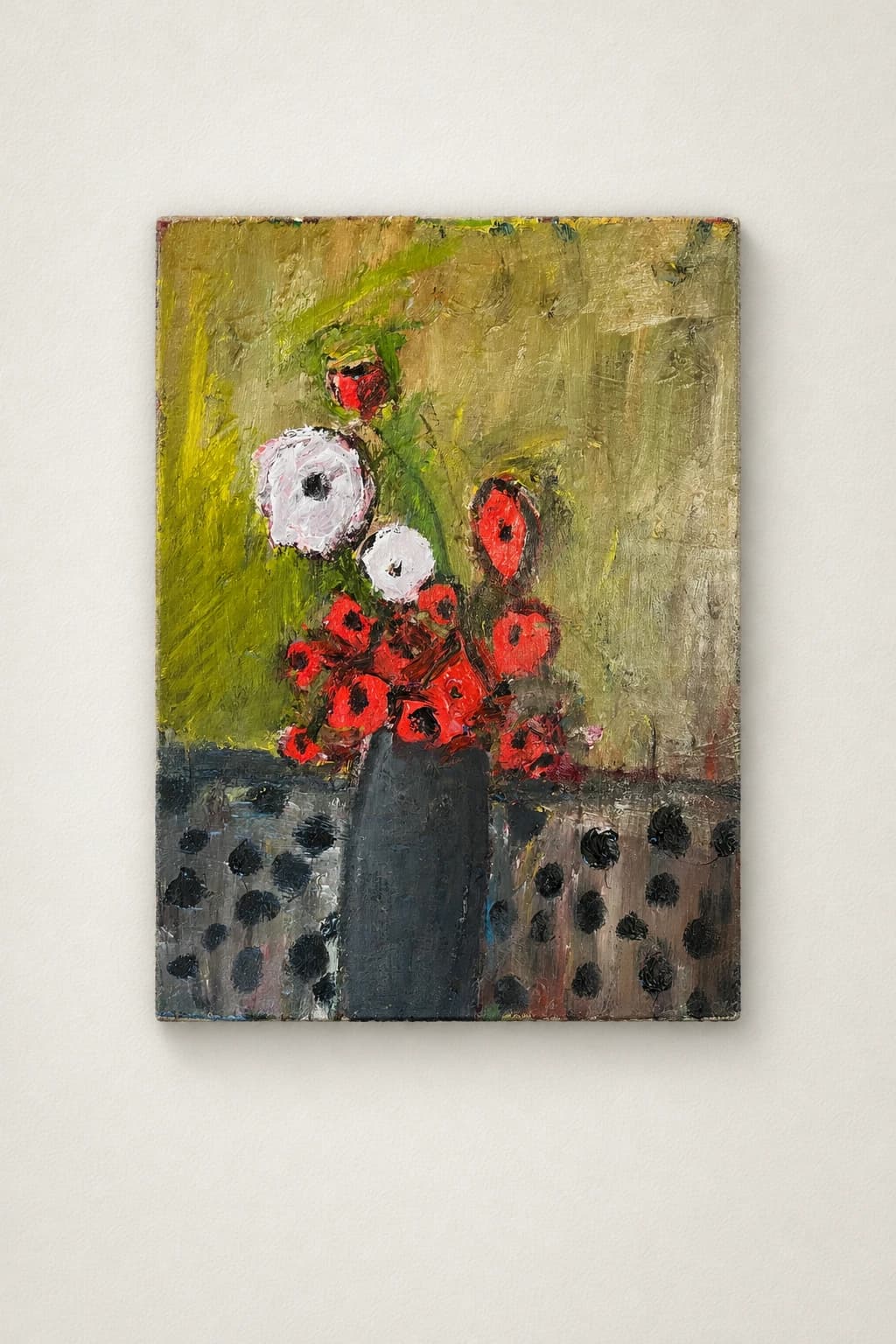 Abstract Floral Red - Lulu Gibler Art
