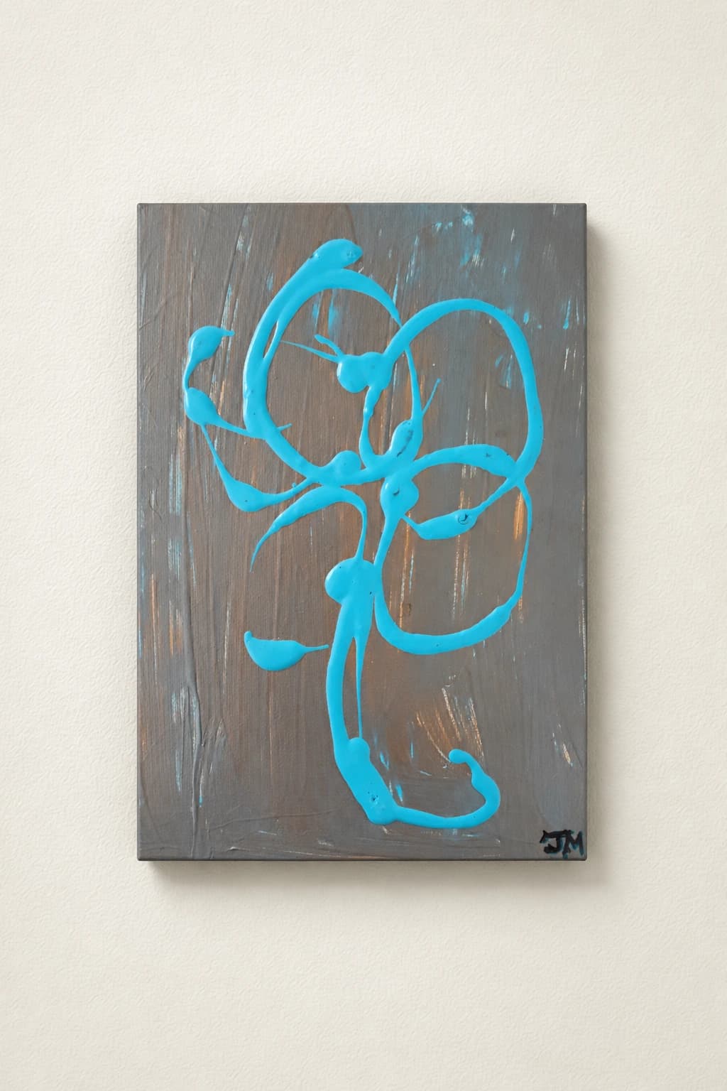 Turquoise Abstract - Marie Patty