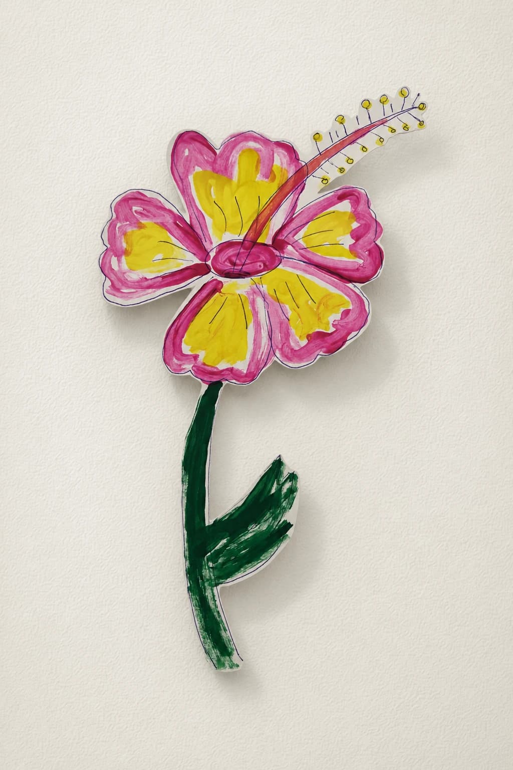Pink & Yellow Flower 🌸 - Marie Patty