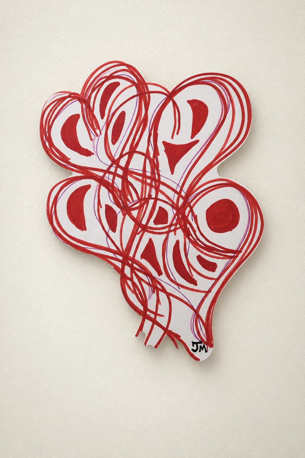 Lovely Red Hearts - Marie Patty