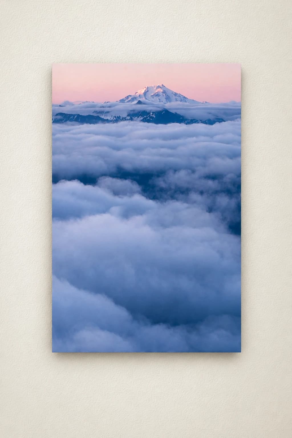 Mount Rainier at dawn from Sauk Mountain