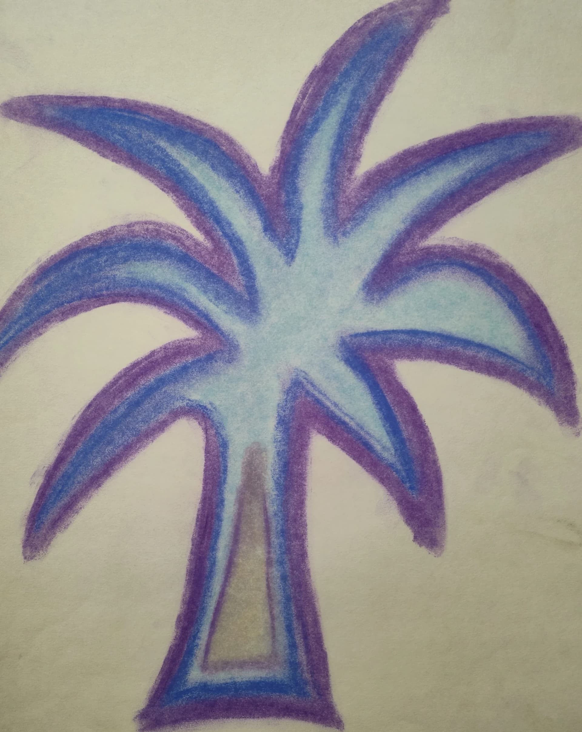 Blue Palm Tree