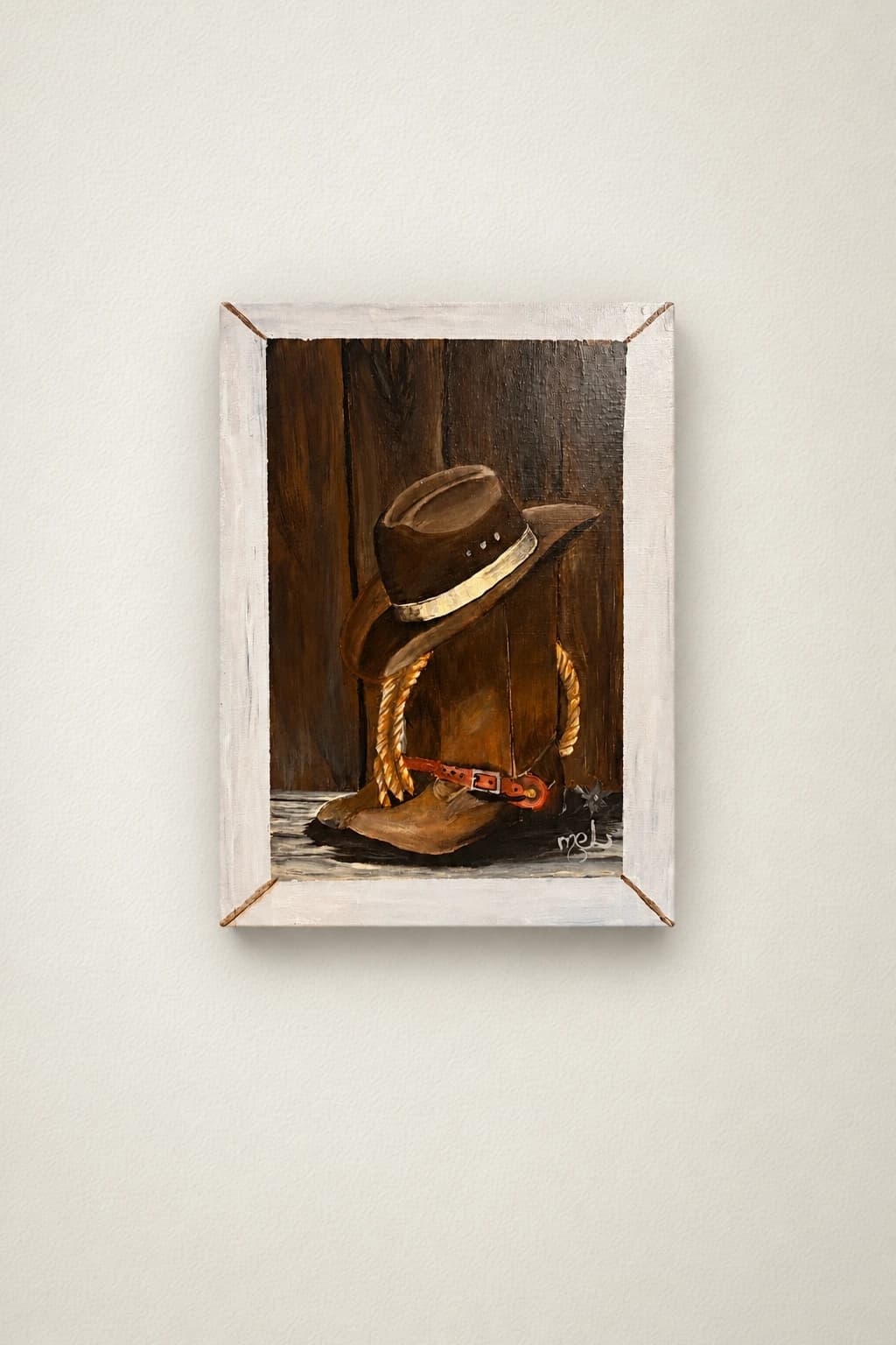 Chapeau et botte de cowboy