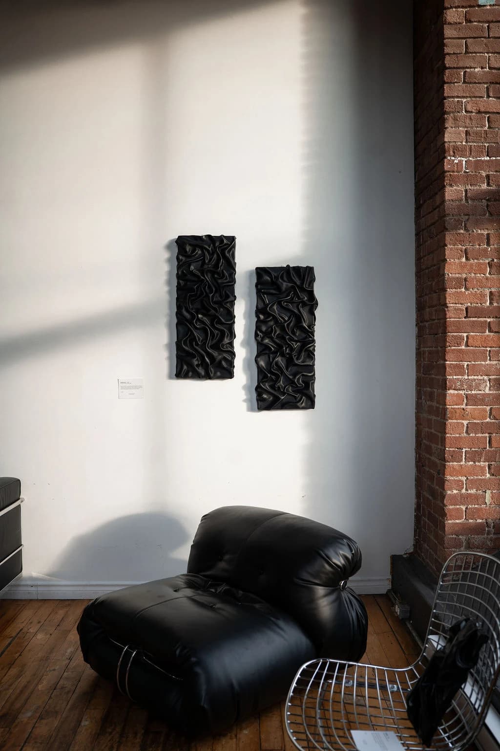 Black Textured Panels - Azulejo Studio
