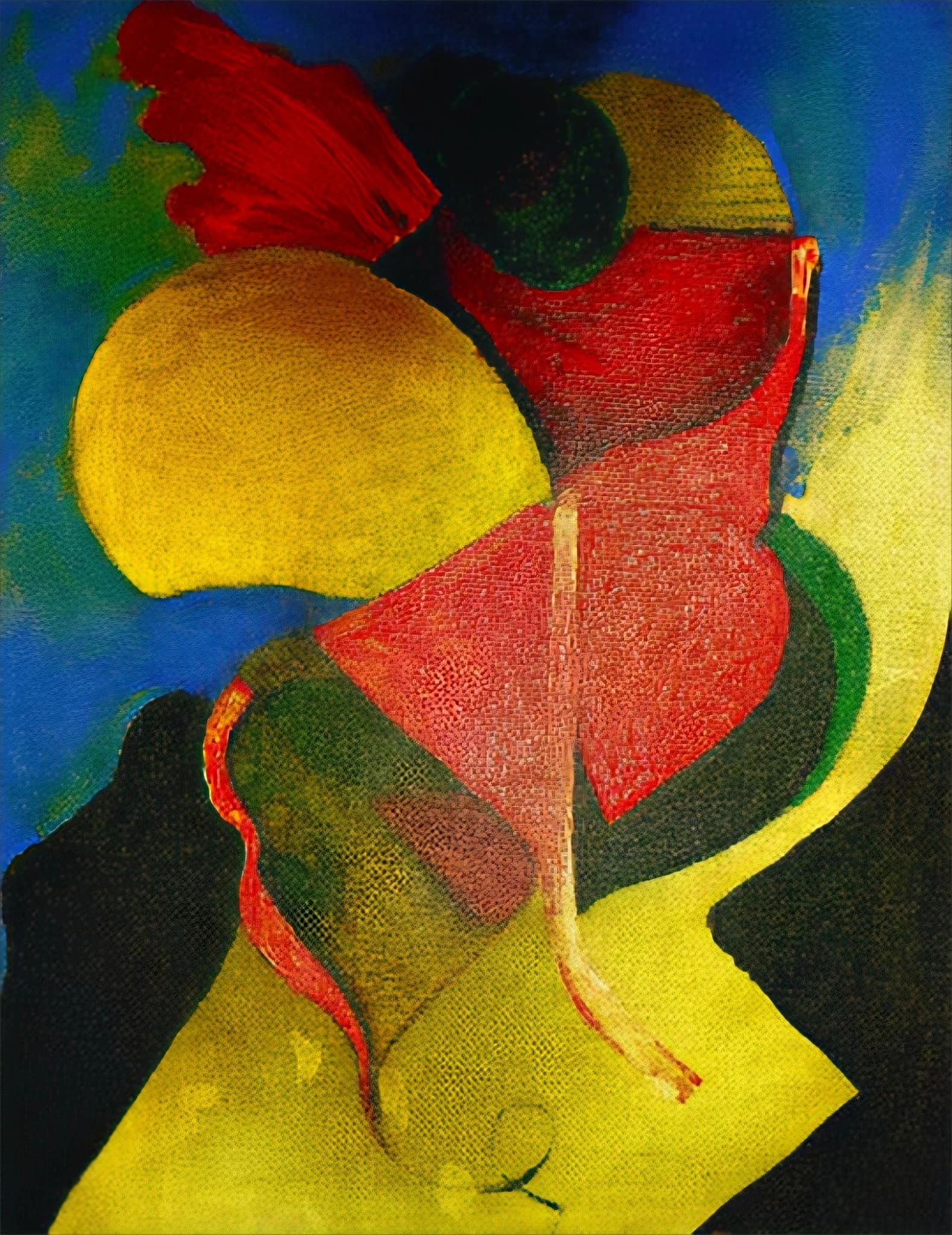 Formes organiques colorées