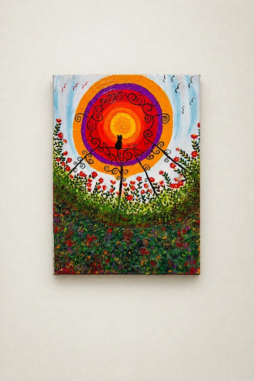 Chat au Soleil Spirale