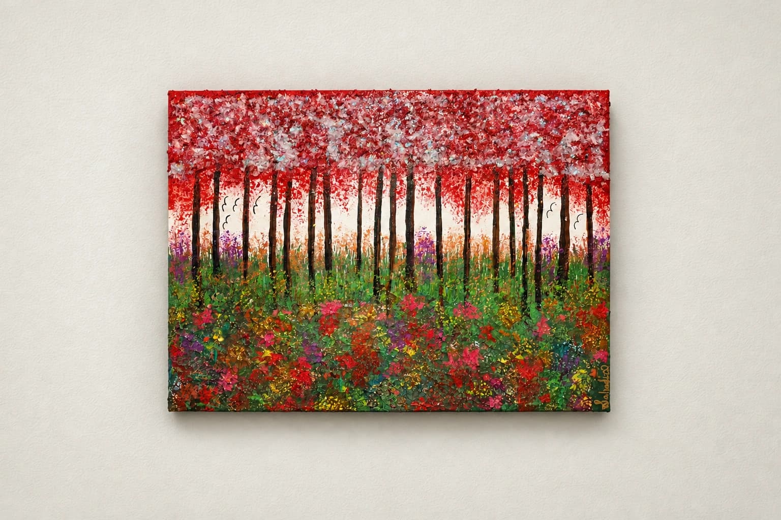 Forêt aux Fleurs Colorées
