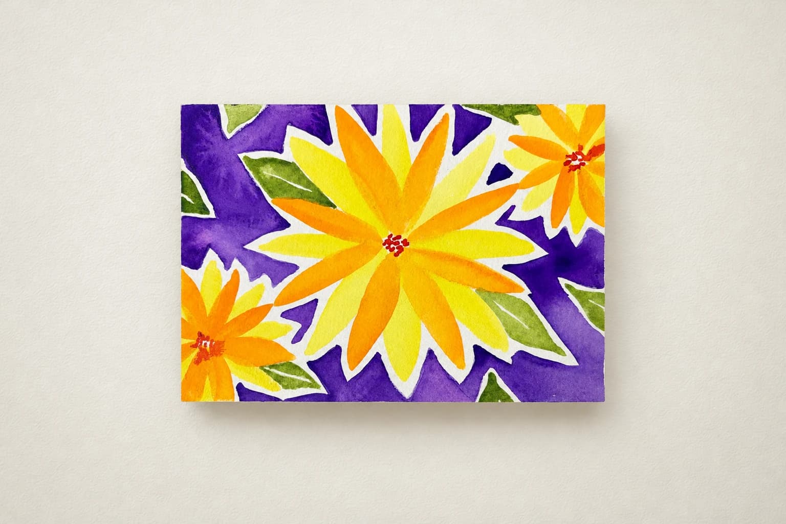 Fleurs ensoleillées