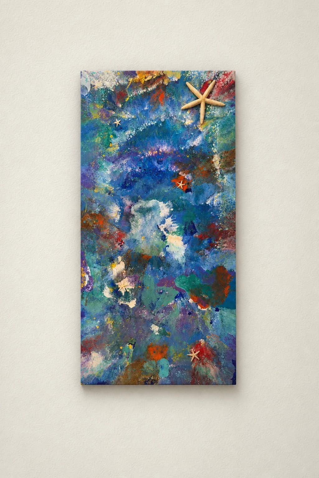 Océan Abstrait avec Étoiles de Mer