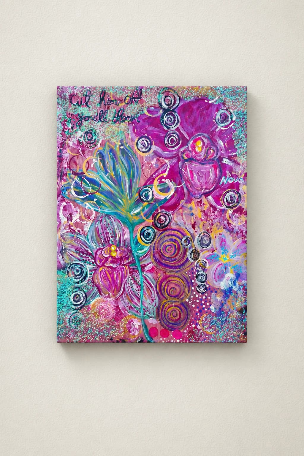 Dynamic Flowers and Circles