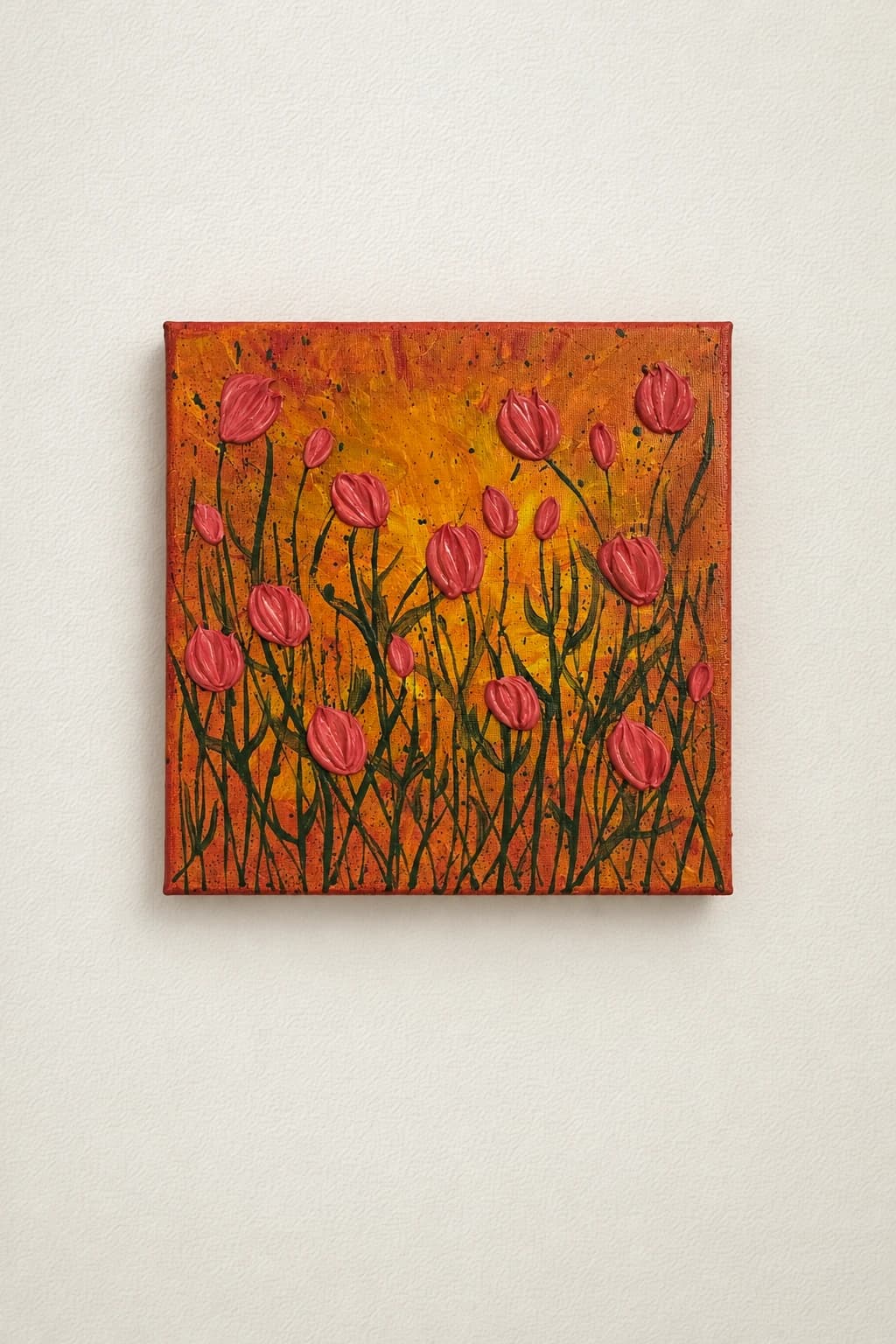 Passage de tulipes ensoleillées - Kathy Boulay