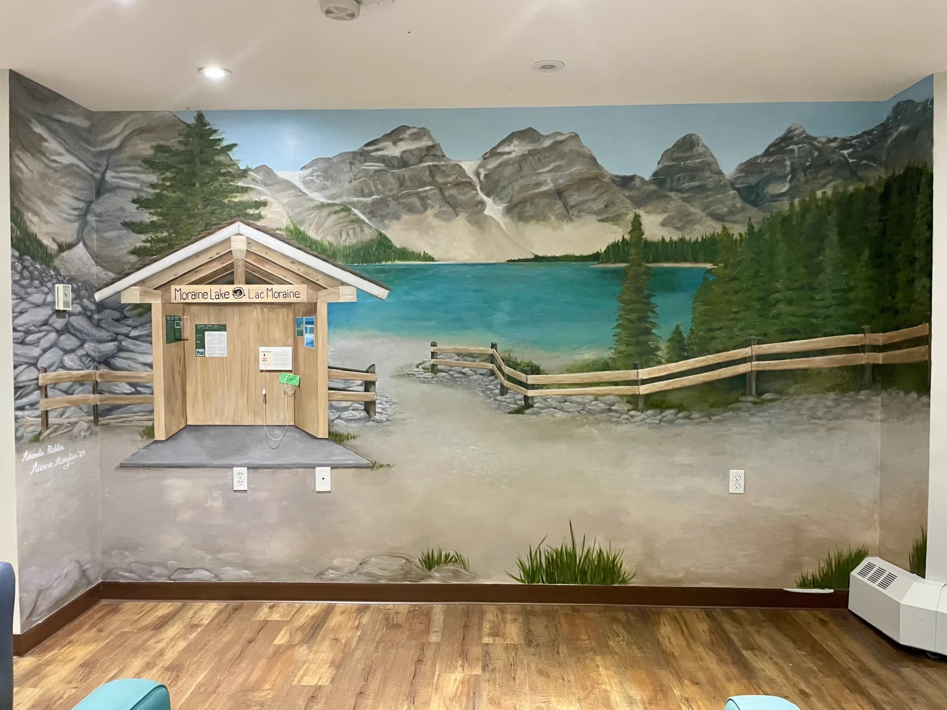 Fresque du Lac Moraine