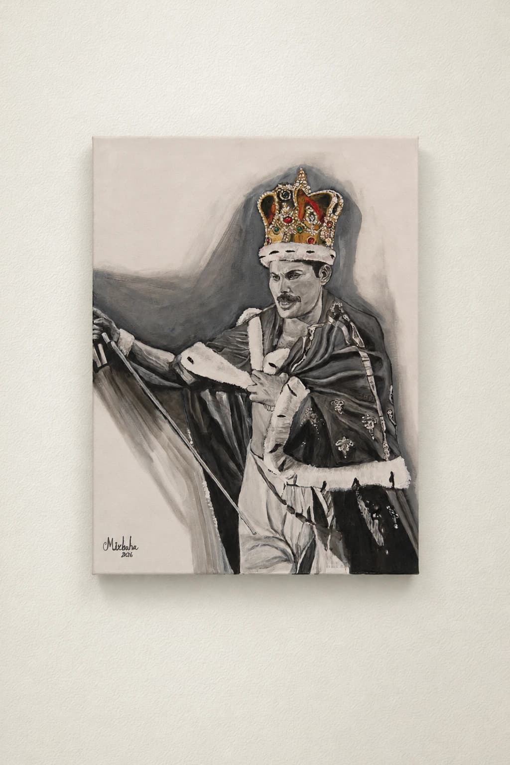 Portrait en cape royale