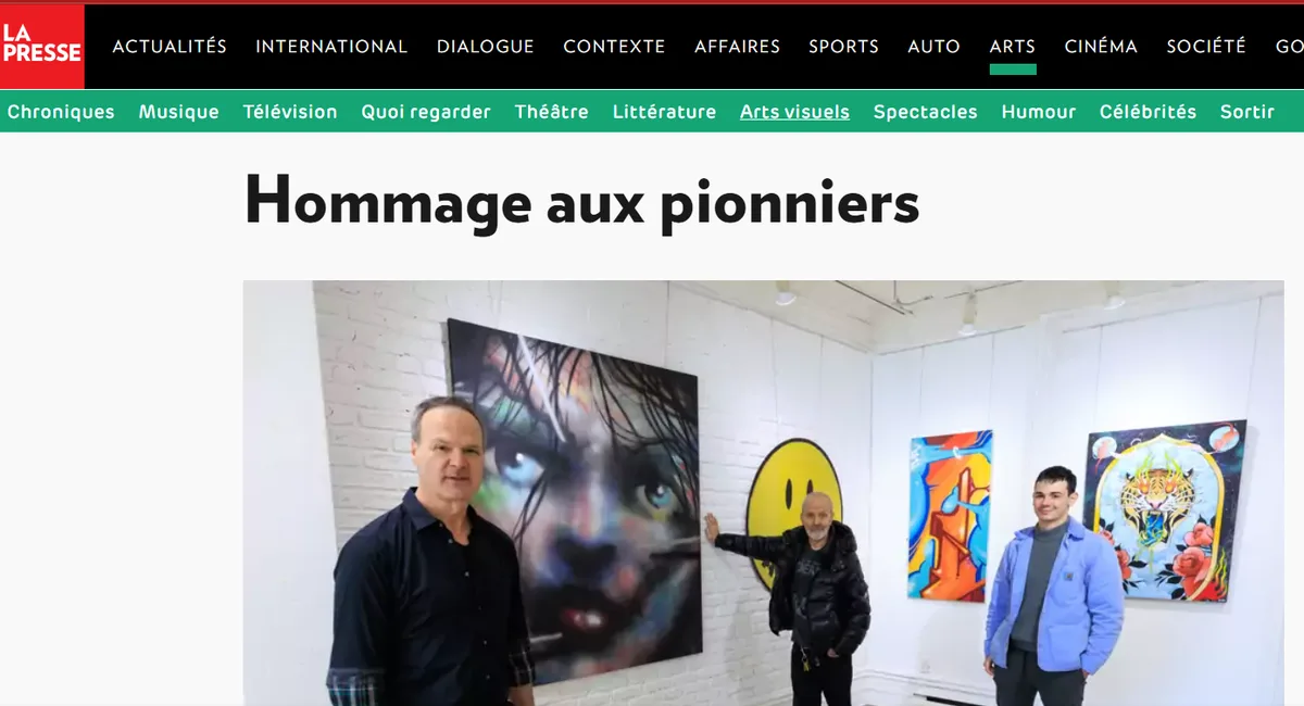 Article de La Presse, Hommage aux pionniers