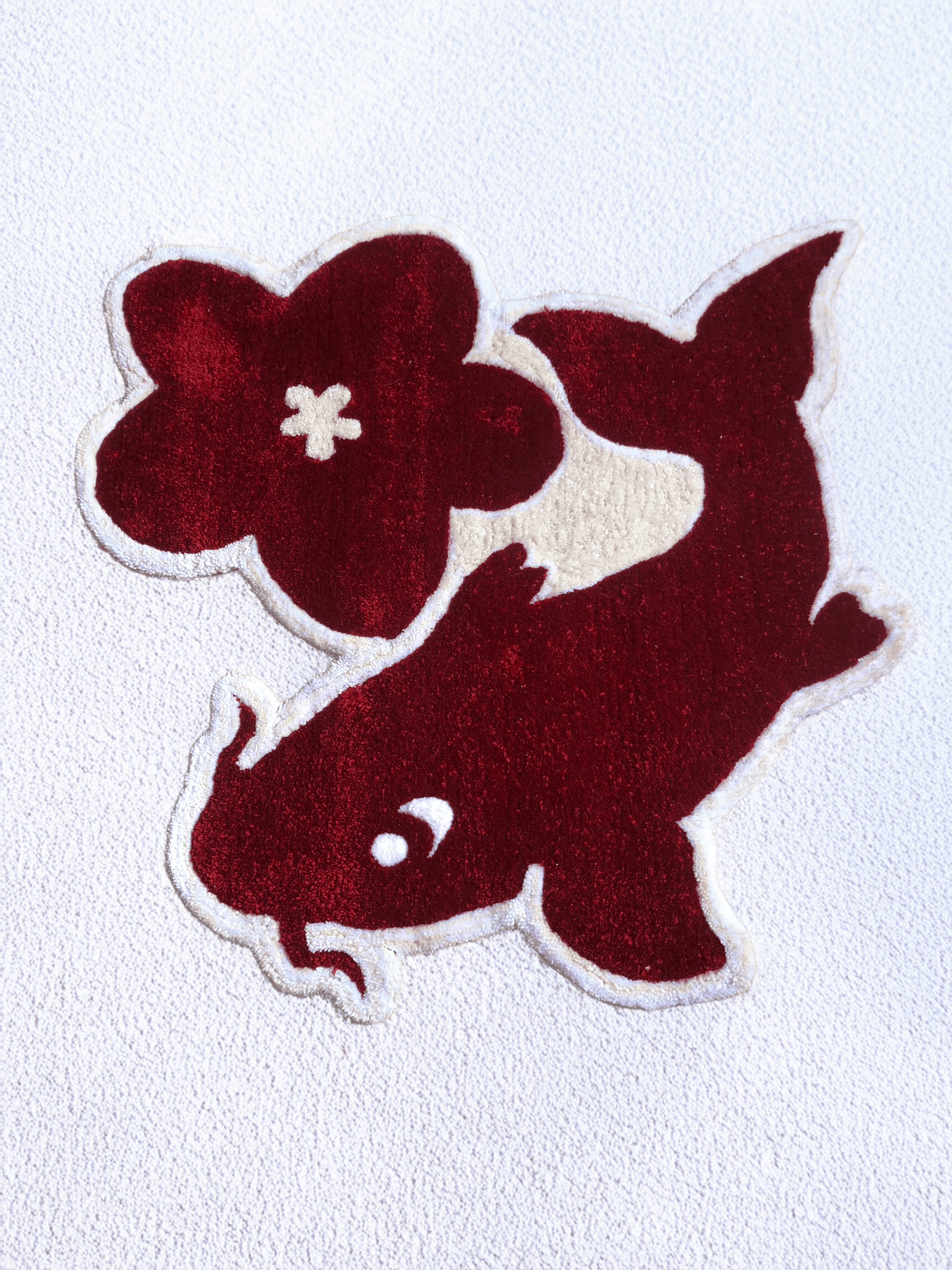 Tapis Logo Marquist – Poisson Koi & Fleur ������������